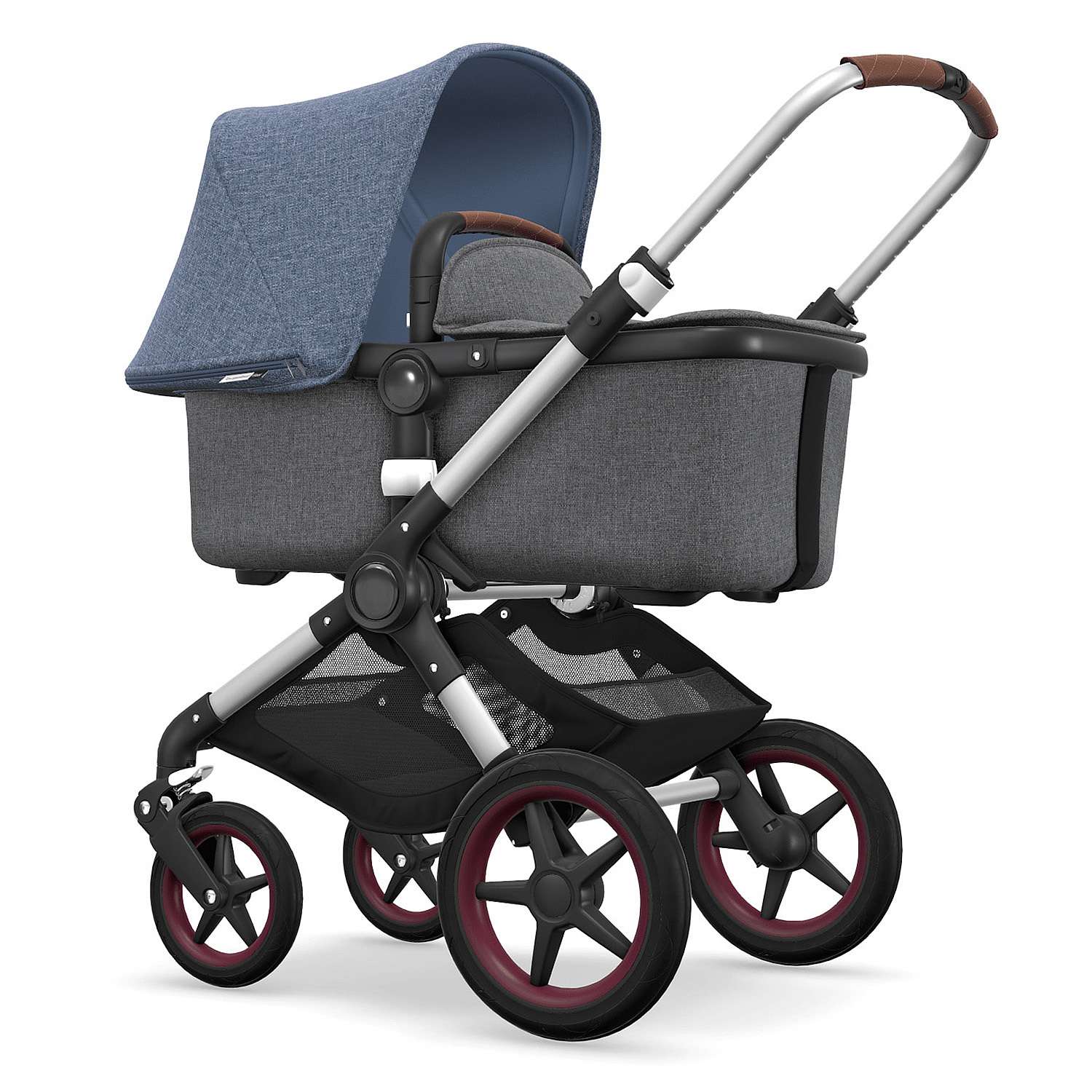 Люлька для коляски Bugaboo Fox Grey Melange 230250GM01 - фото 2