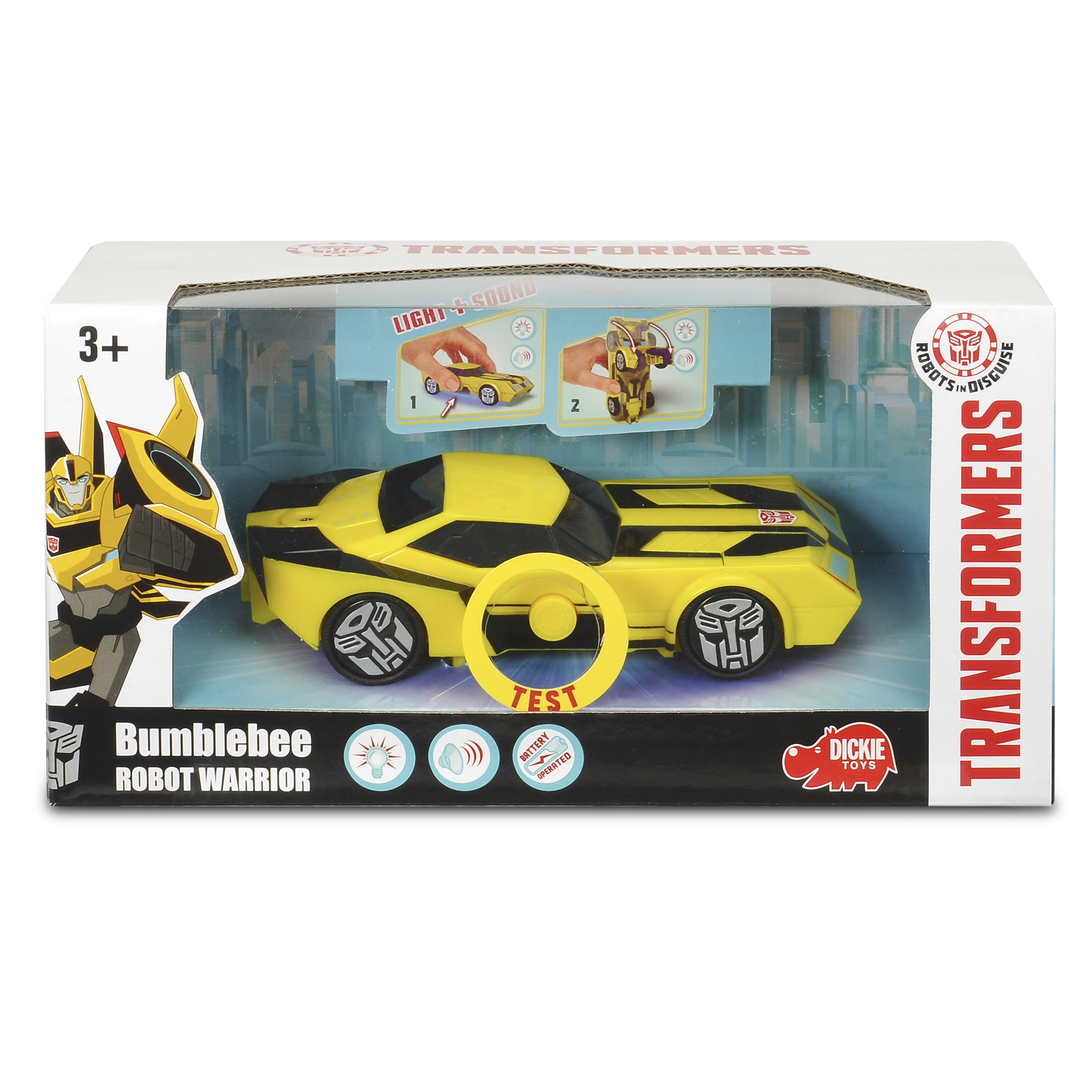 Машинка-трансформер Dickie Bumblebee свет/звук - фото 3