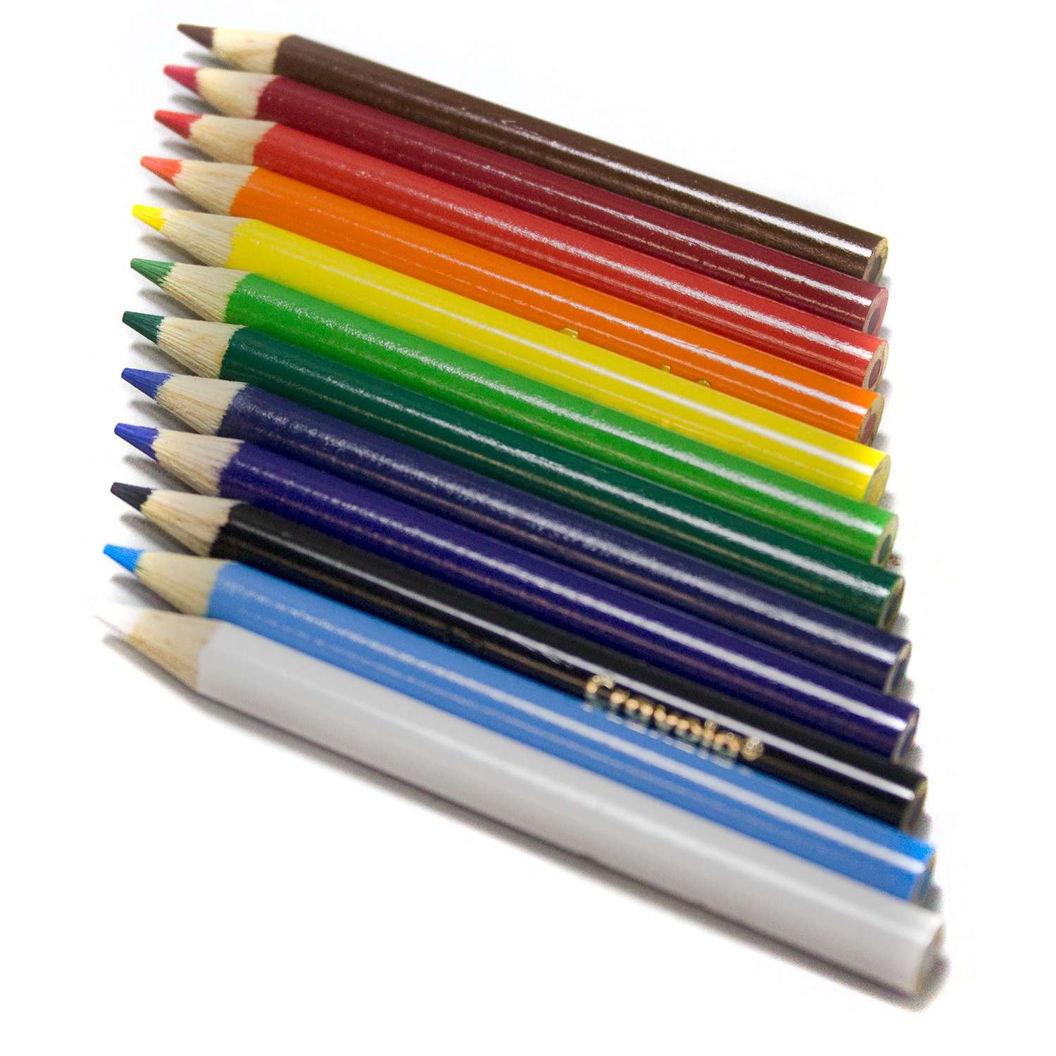 Карандаши цветные Crayola короткие 12 шт - фото 2