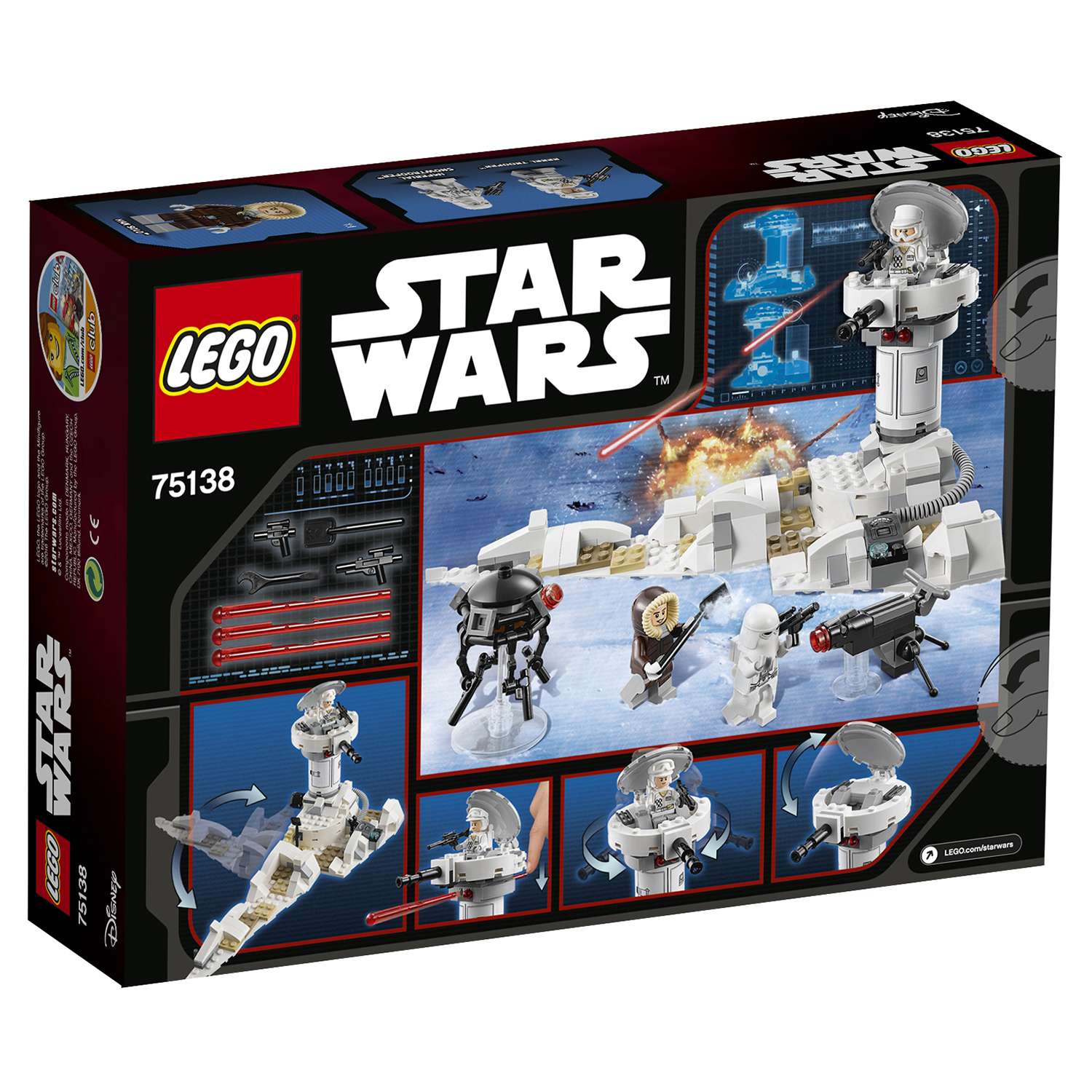 Конструктор LEGO Star Wars TM Нападение на Хот™ (75138) - фото 3