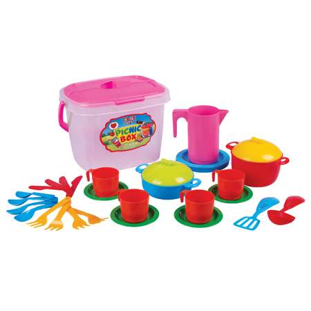 Набор для пикника игрушечный Zarrin Toys Корзинка 31 предмет