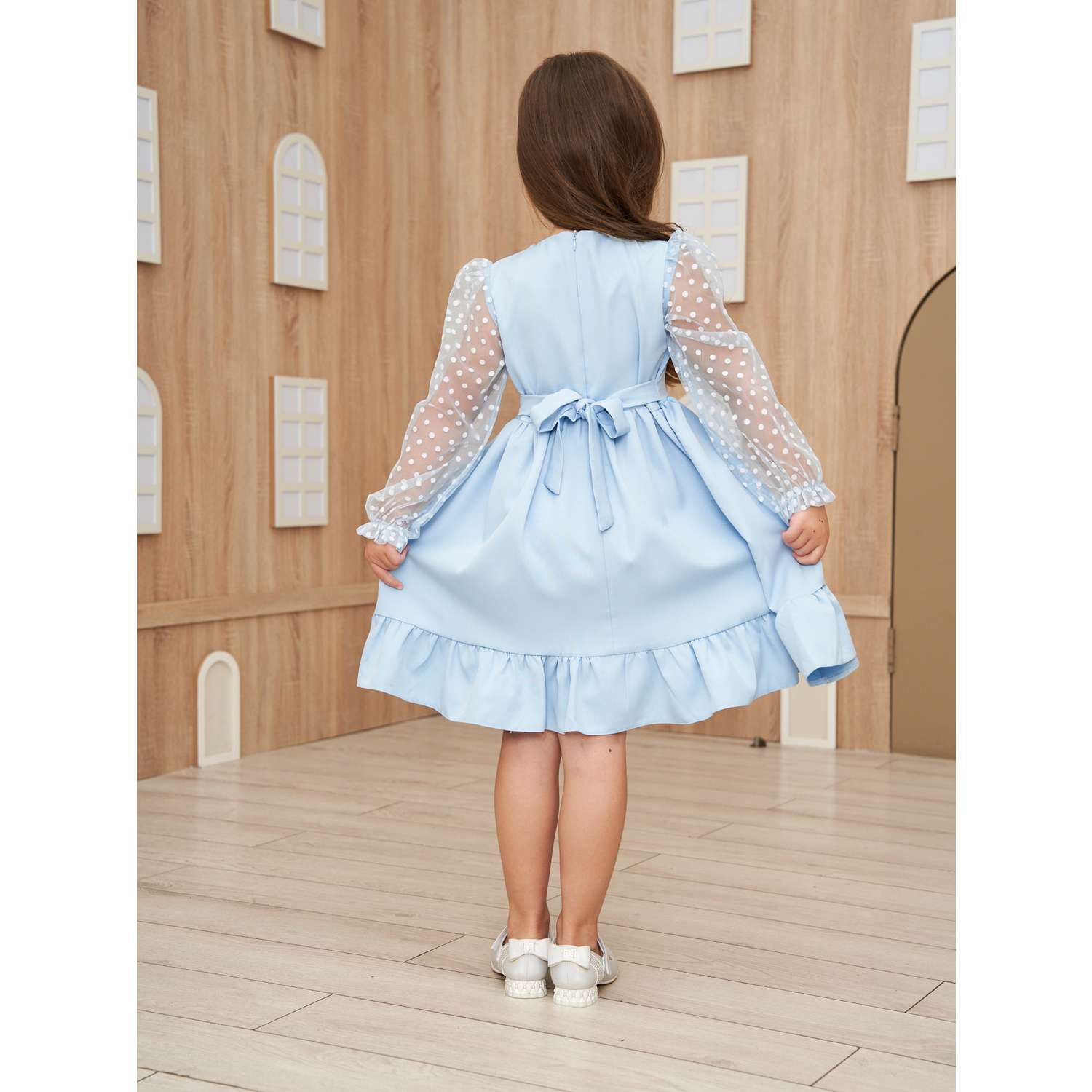 Платья Sofisha kids Plat.barbie/голубой - фото 5