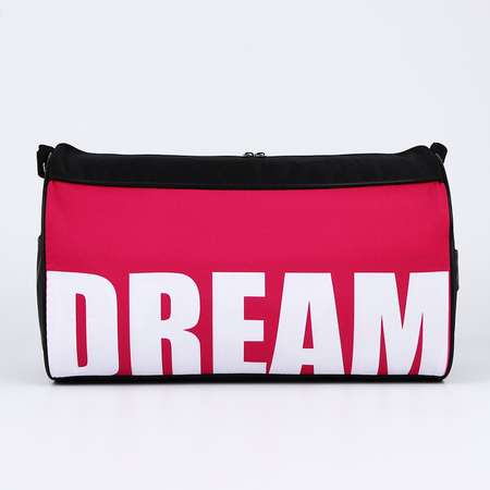 Сумка NAZAMOK спортивная Dream 40 см х 24 см х 21 см цвет черный розовый