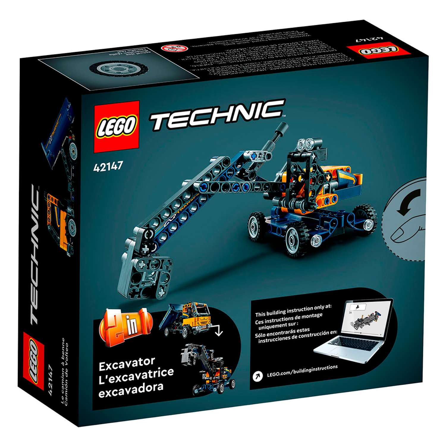 Конструктор LEGO Technic Самосвал 42147 - фото 6