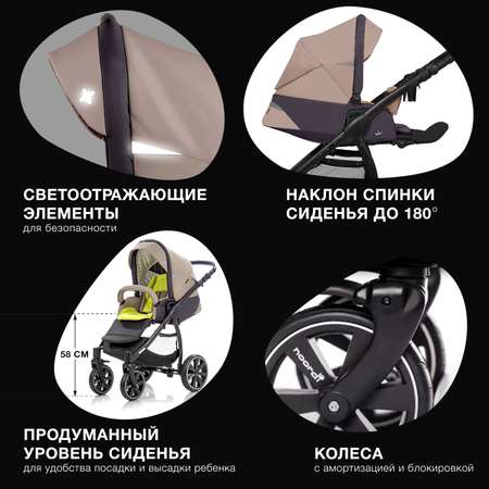 Коляска 2в1 Noordi Polaris Sport 656