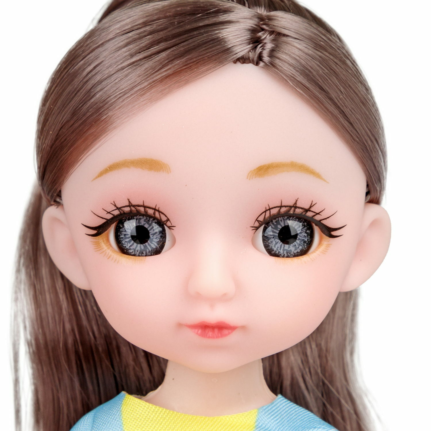 Кукла шарнирная 15 см 1TOY Alisa Kawaii доктор с длинными волосами брюнетка с аксессуарами Т24355 - фото 6