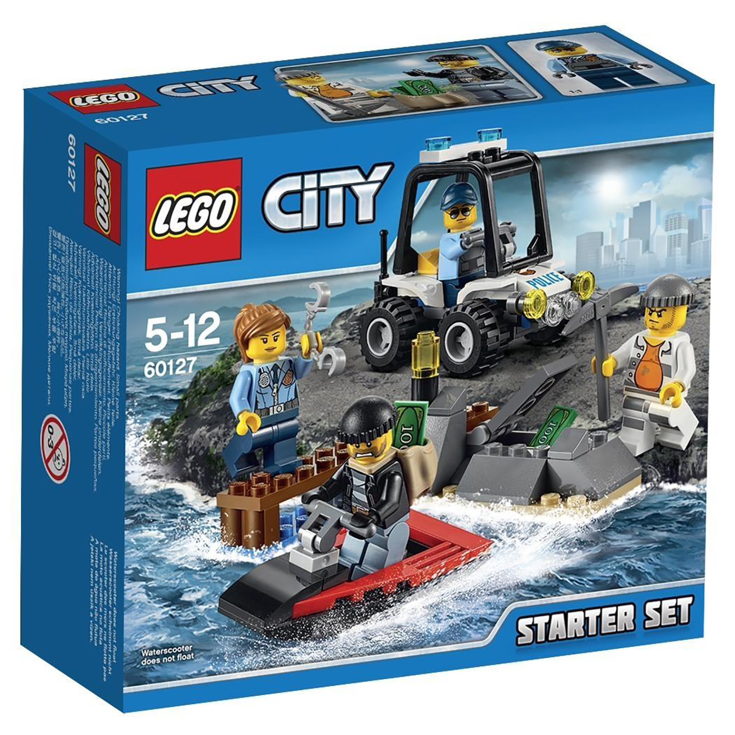 Конструктор LEGO City Police Набор для начинающих «Остров-тюрьма» (60127)  купить по цене 799 ₽ в интернет-магазине Детский мир