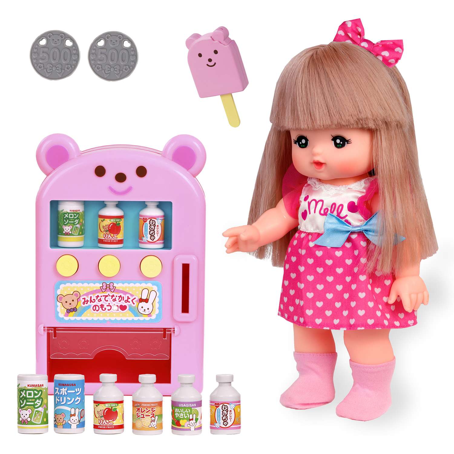 Подарочный набор Kawaii Mell Магазин кукла Мелл торговый аппарат и мороженое 515004 - фото 1