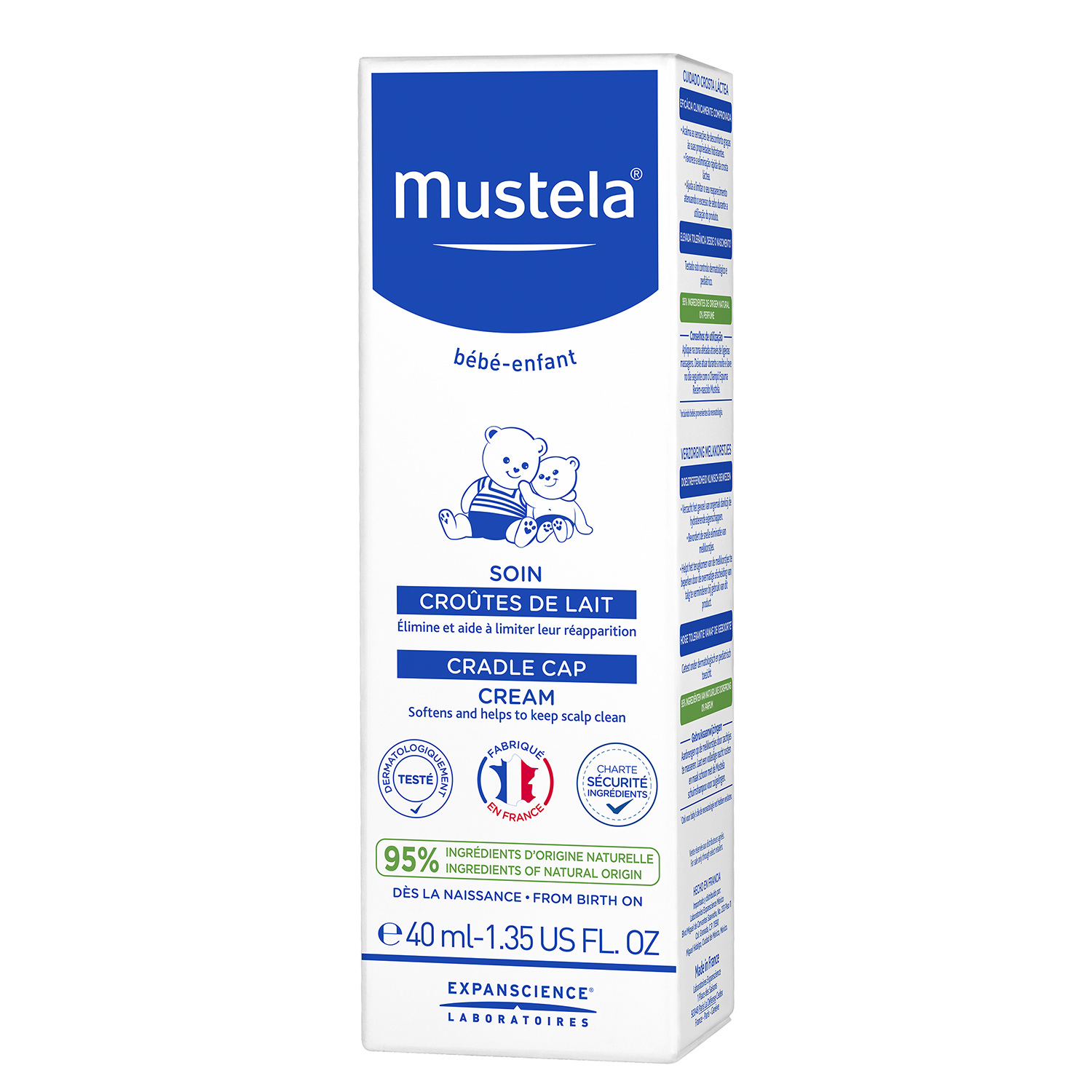 Крем для кожи головы Mustela Bebe при молочных корочках 40мл - фото 2