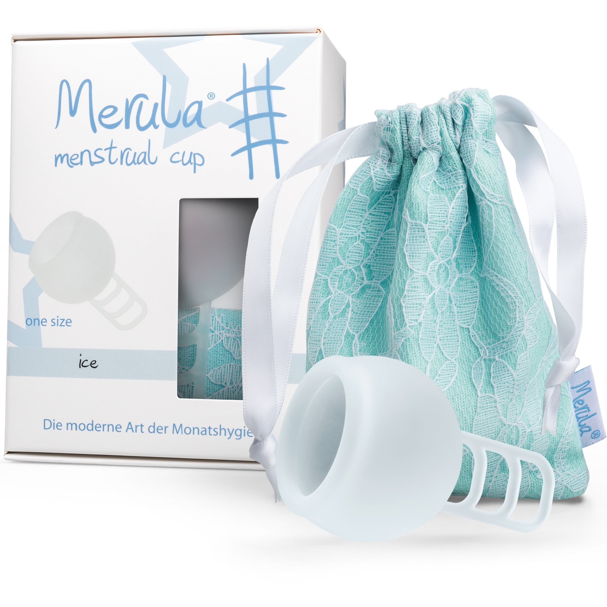 Менструальная чаша Merula прозрачная One Size - фото 1