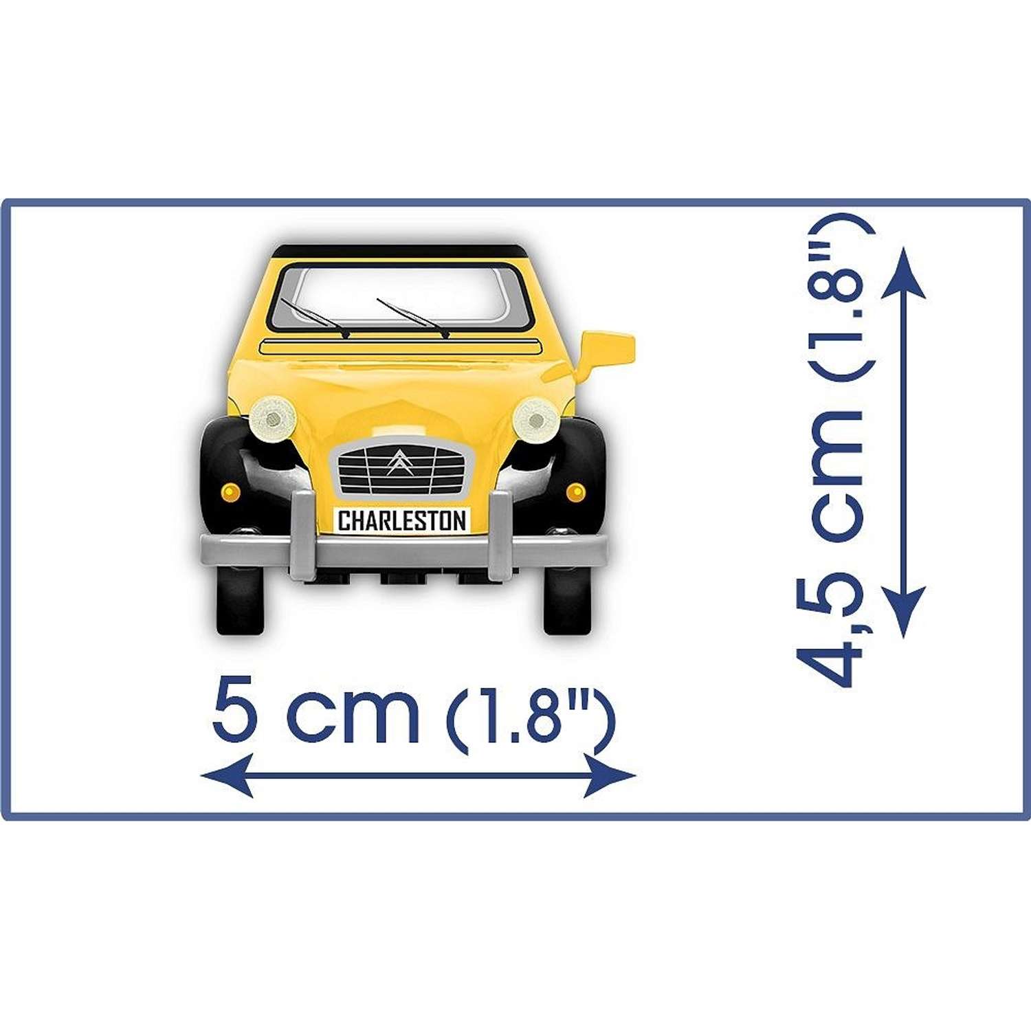 Конструктор COBI Автомобиль Citroen 2CV Charleston 1980 85 деталей - фото 5