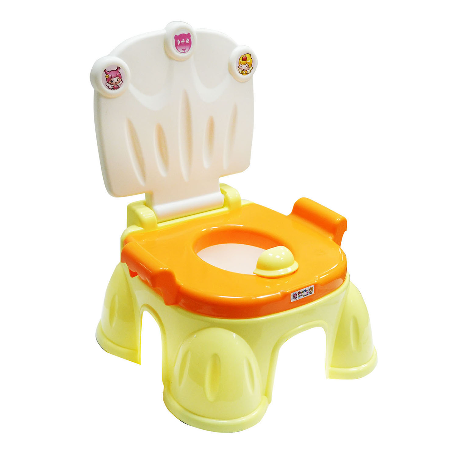 Горшок BABY STYLE детский Closestool желтый - фото 1