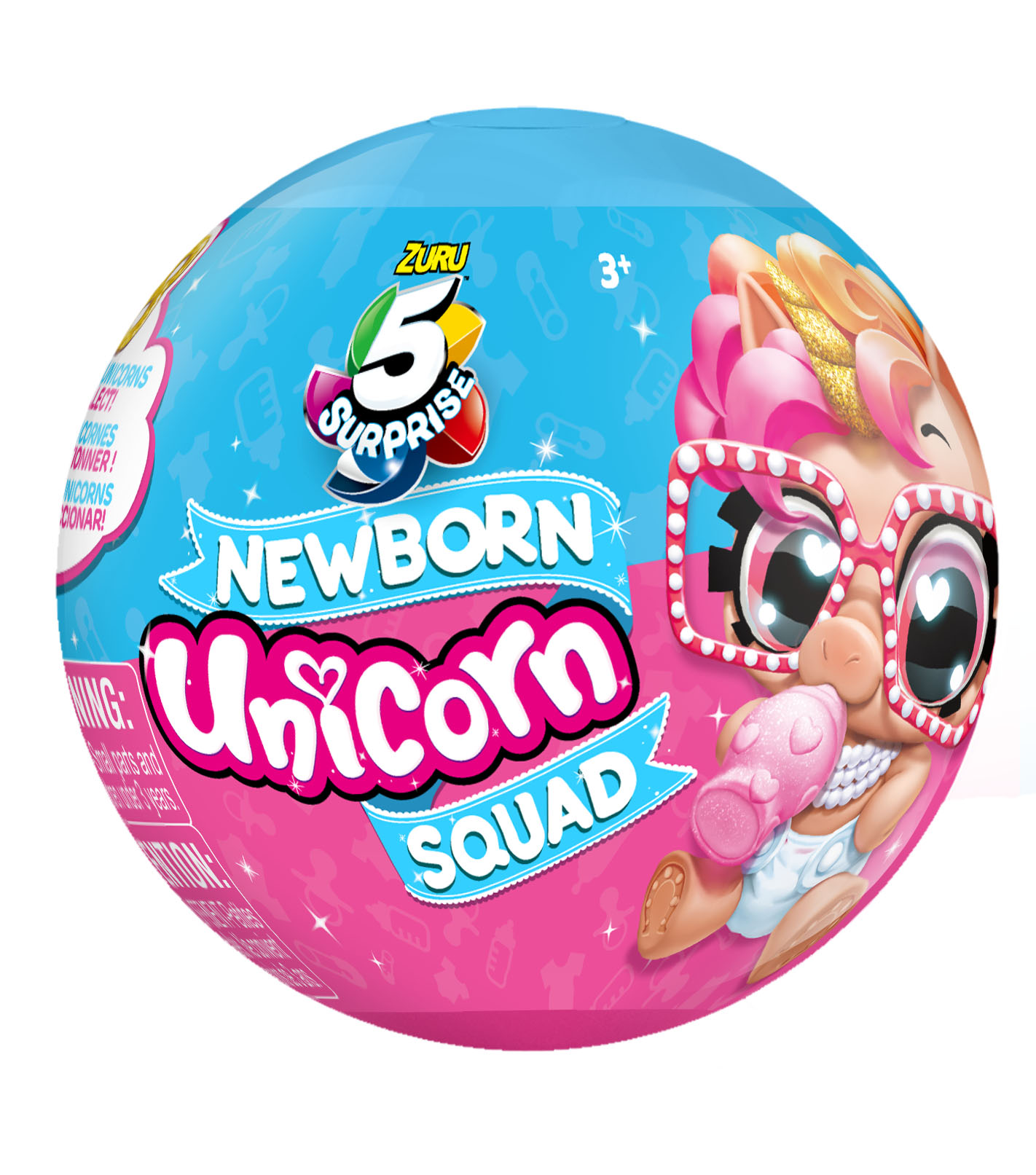 Игрушка Zuru 5 surprise Newborn unicorn Шар-сюрприз в непрозрачной упаковке (Сюрприз) 77112GQ2 - фото 21