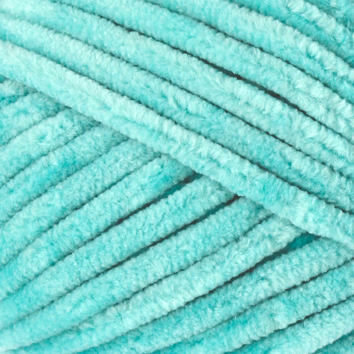 Пряжа для вязания YarnArt Dolce 100 гр 120 м микрополиэстер пушистая плюшевая 5 мотков 770 пыльно-голубой - фото 7