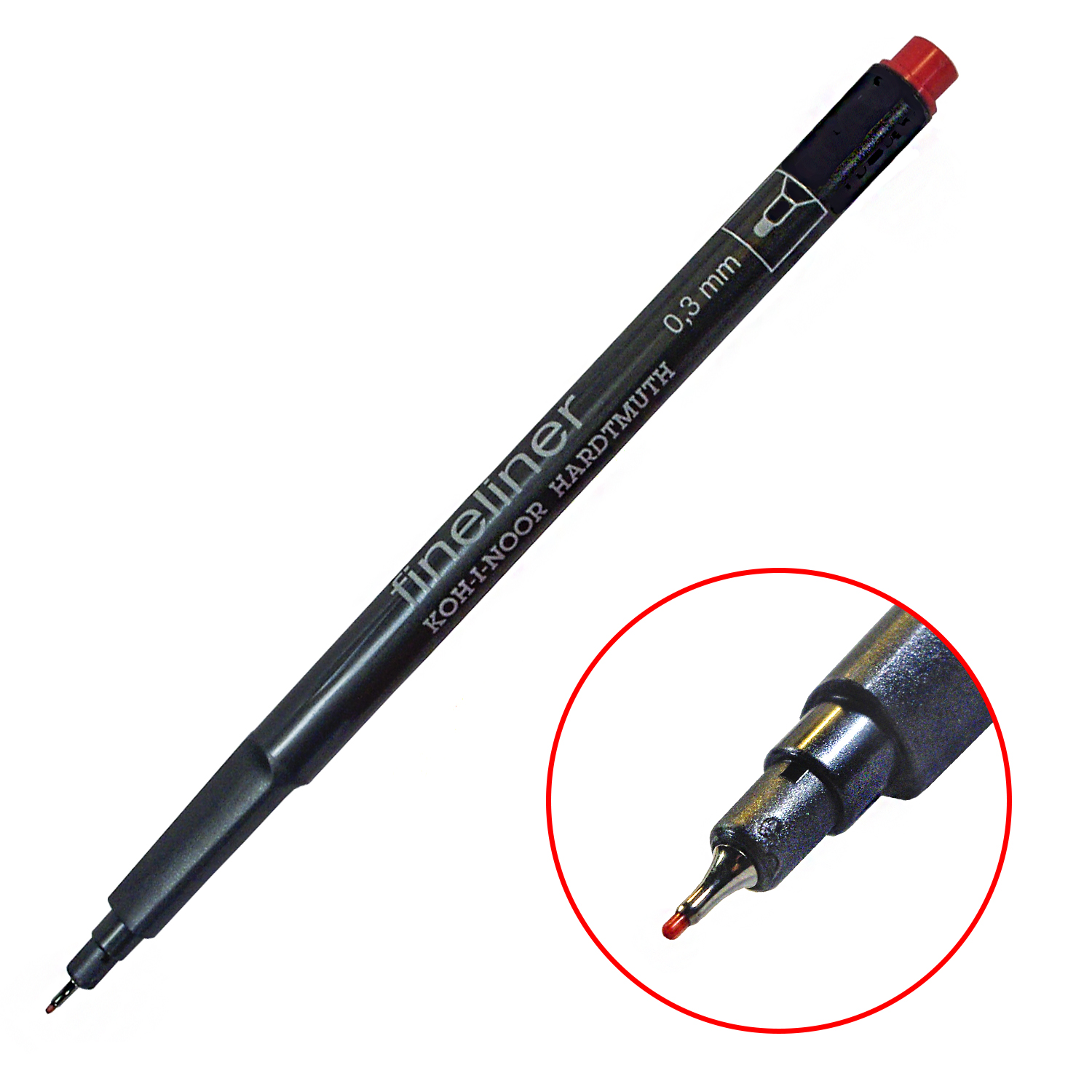 Линеры Koh-I-Noor Fineliners 0.3мм 24цвета 777021BD01TE - фото 3