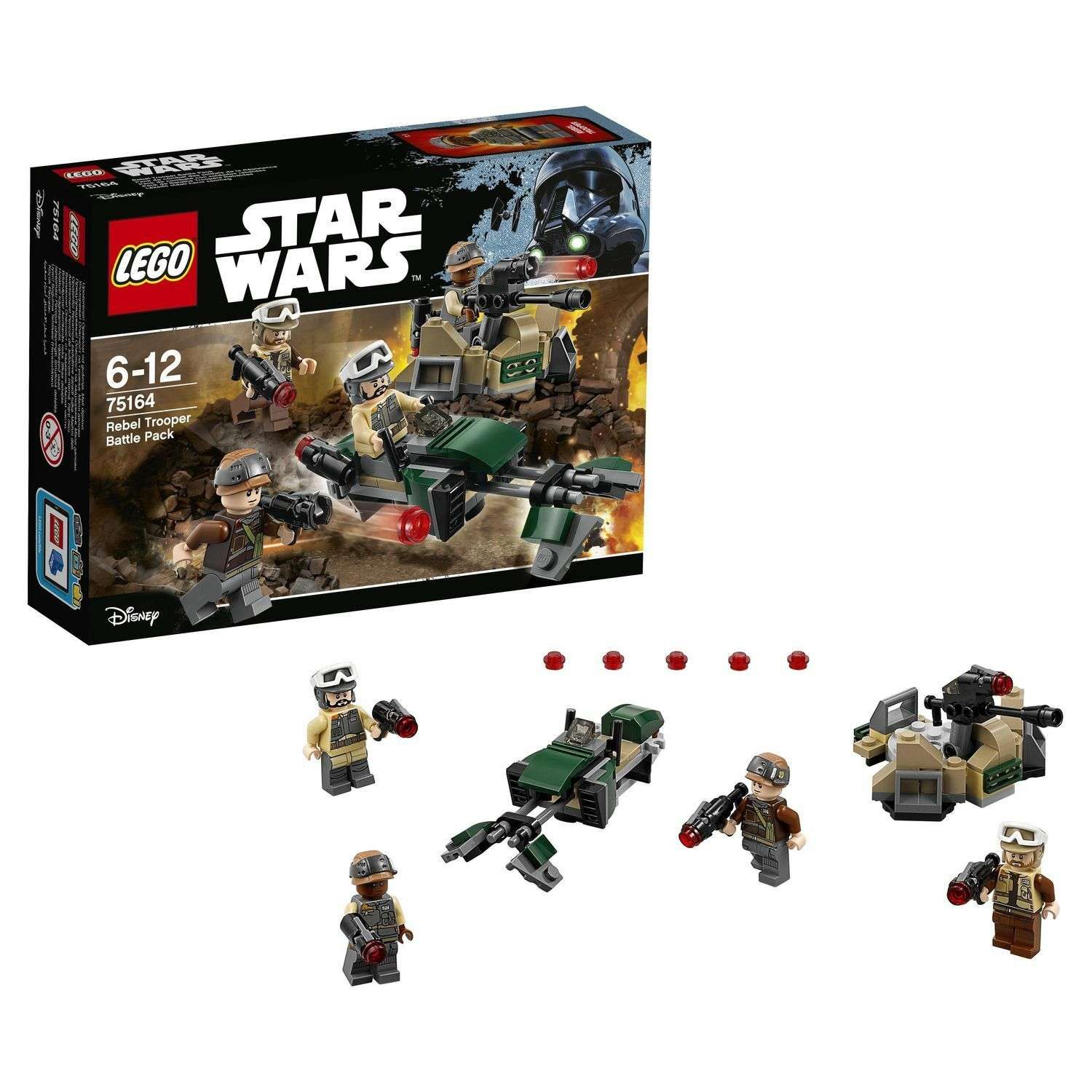 Конструктор LEGO Star Wars Боевой набор Повстанцев блочный - фото 1