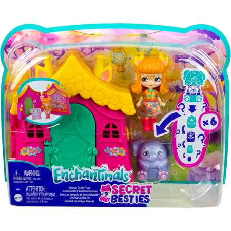 Набор игровой Enchantimals Домик-сюрприз Гризельды Жираффи HCF74