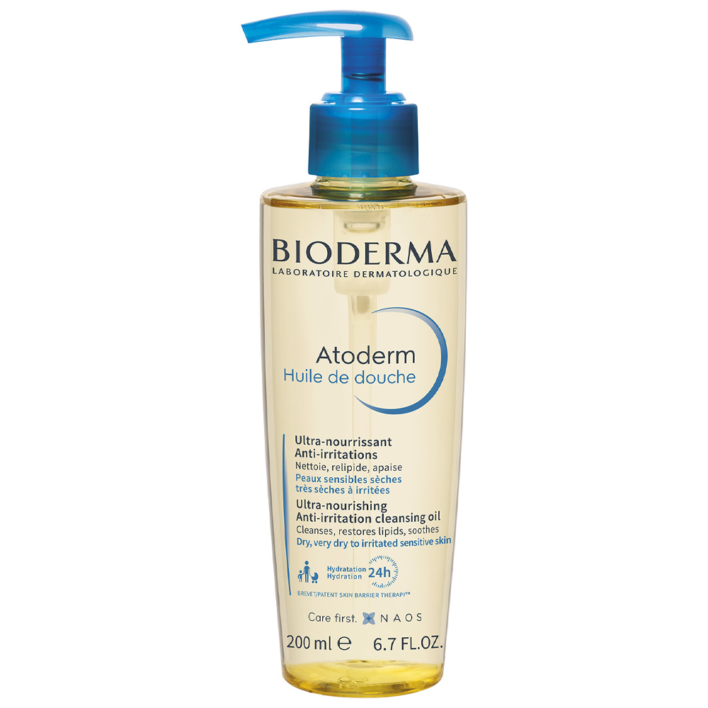 Масло Bioderma Atoderm ультрапитательное восстанавливающее для душа 200 мл - фото 1