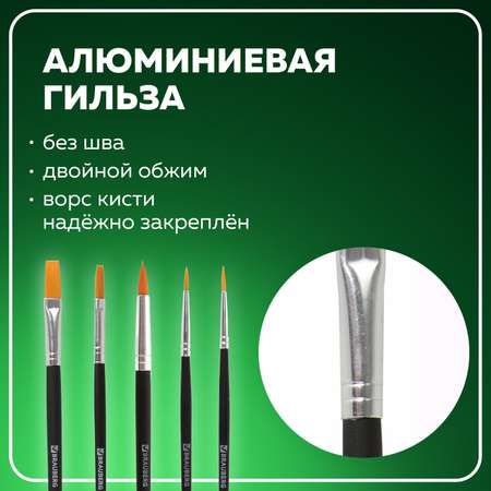 Кисти Brauberg 5шт блистер