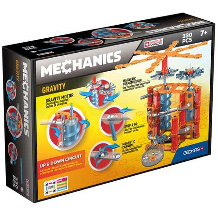 Конструктор магнитный GEOMAG Mechanics Gravity 330 деталей