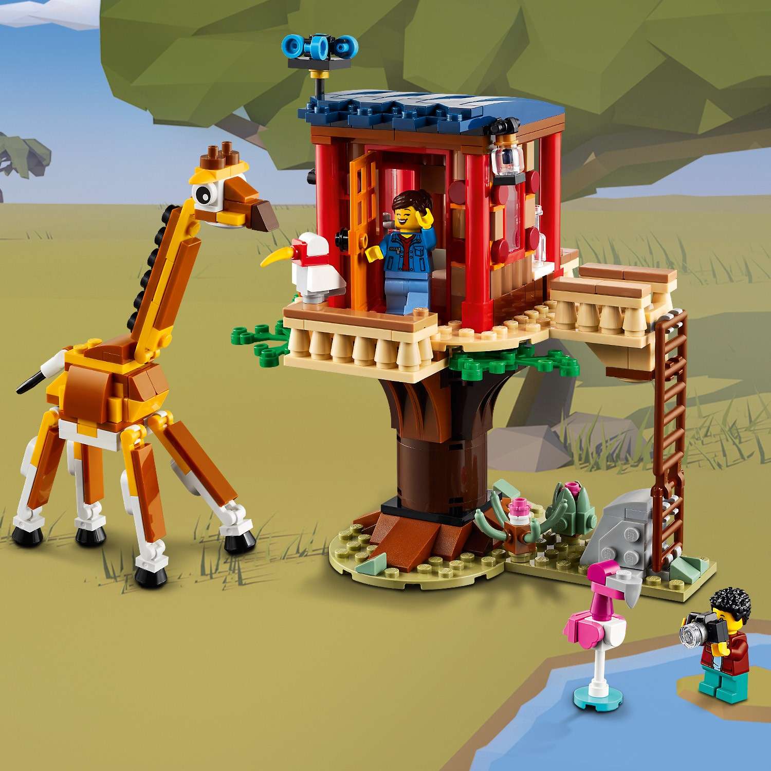 Конструктор LEGO Creator Домик на дереве для сафари 31116 - фото 7