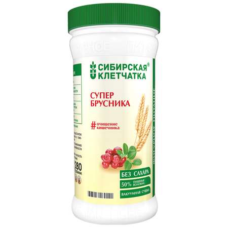 Клетчатка Сибирская клетчатка Супербрусника 280г