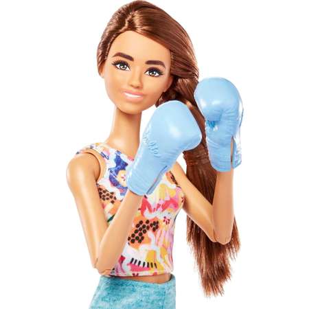 Кукла модельная Barbie Спортсменка с щенком