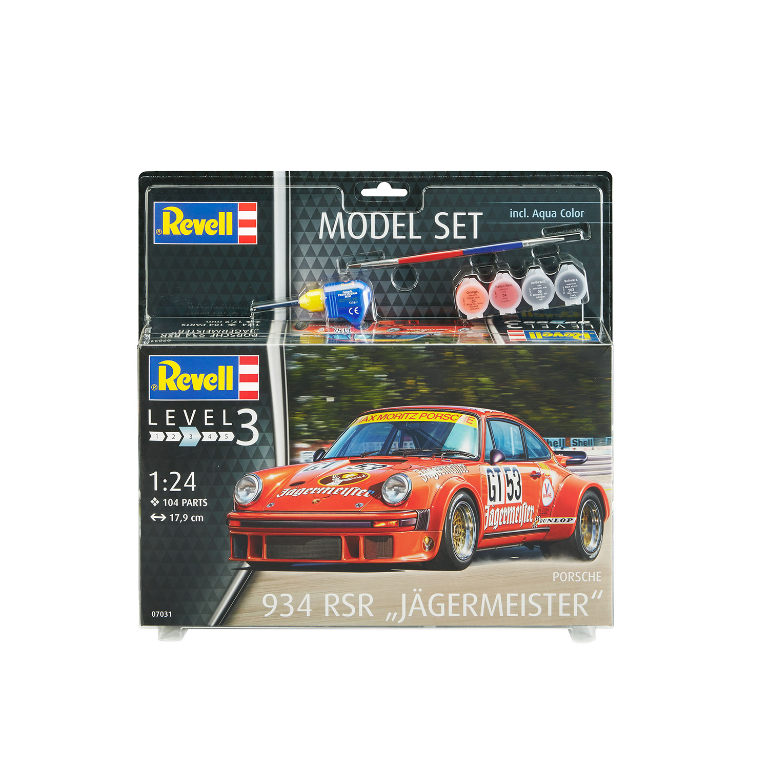 Сборная модель Revell Автомобиль Porsche 934 RSR Jägermeister 67031 - фото 2