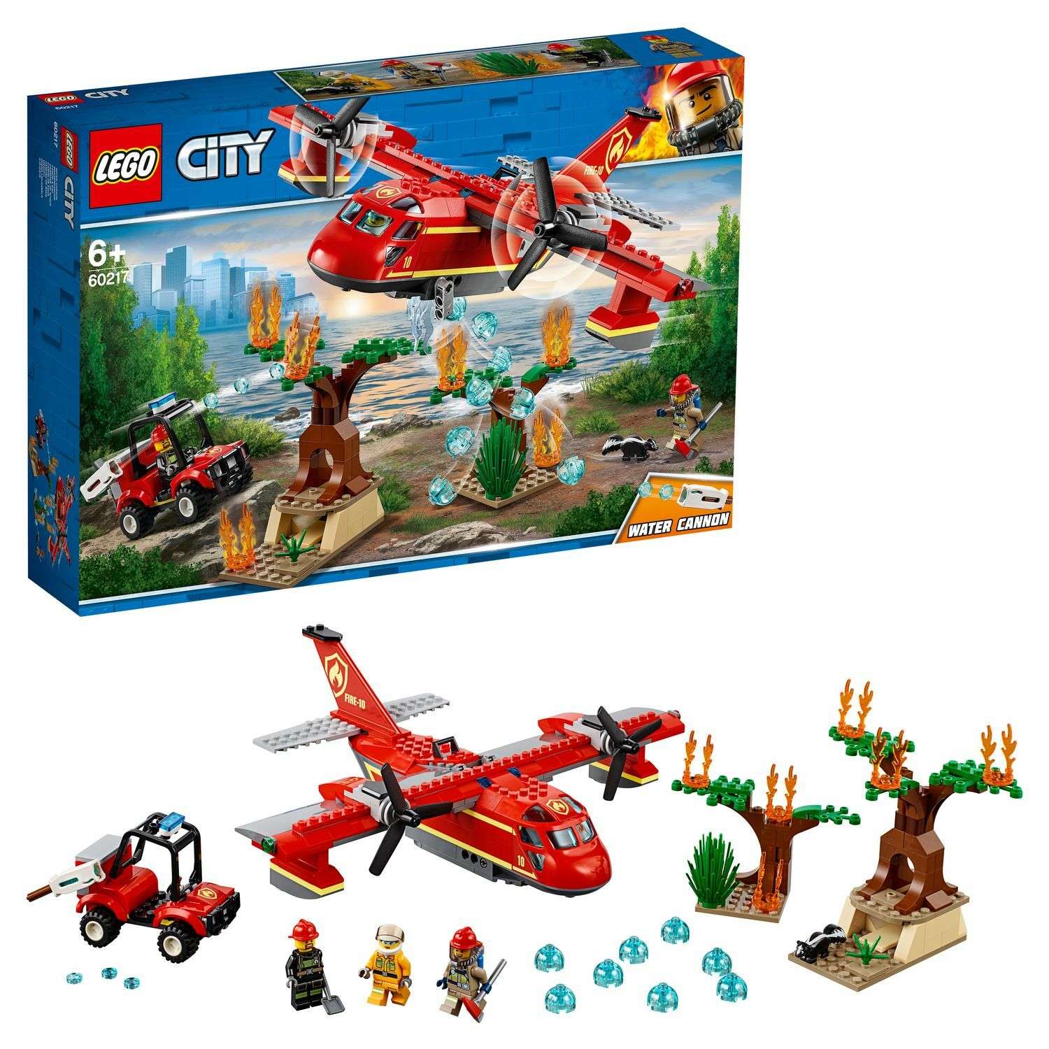 Конструктор LEGO City Fire Пожарный самолет 60217 - фото 1