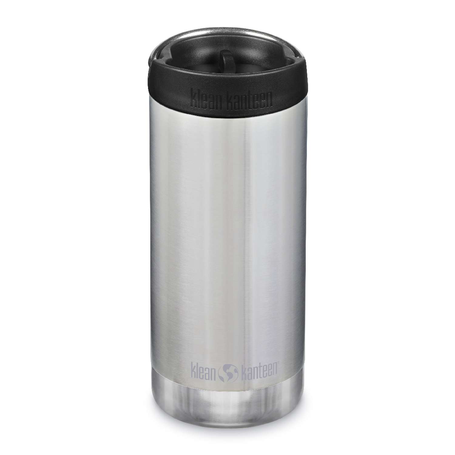 Термокружка Klean Kanteen TKWide Cafe Cap 12oz 355 мл Brushed Stainless - фото 1