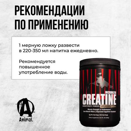 Креатин Animal Creatine Powder 500 г