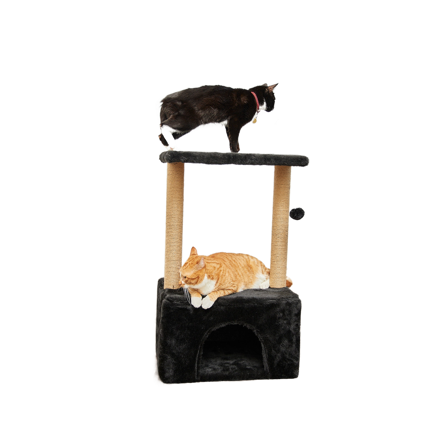 Когтеточка для кошек с домиком БРИСИ Черный - фото 10