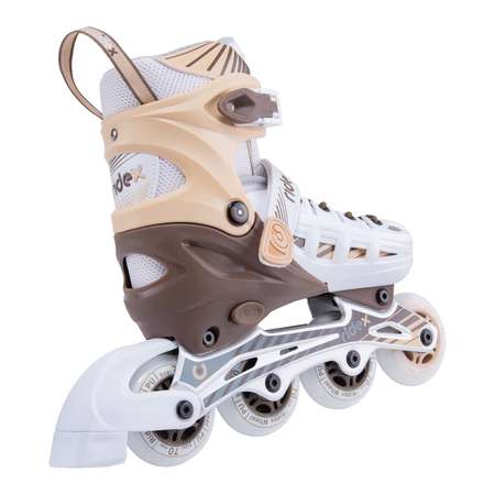 Ролики раздвижные RIDEX Inline skates Twist Brown plastic M