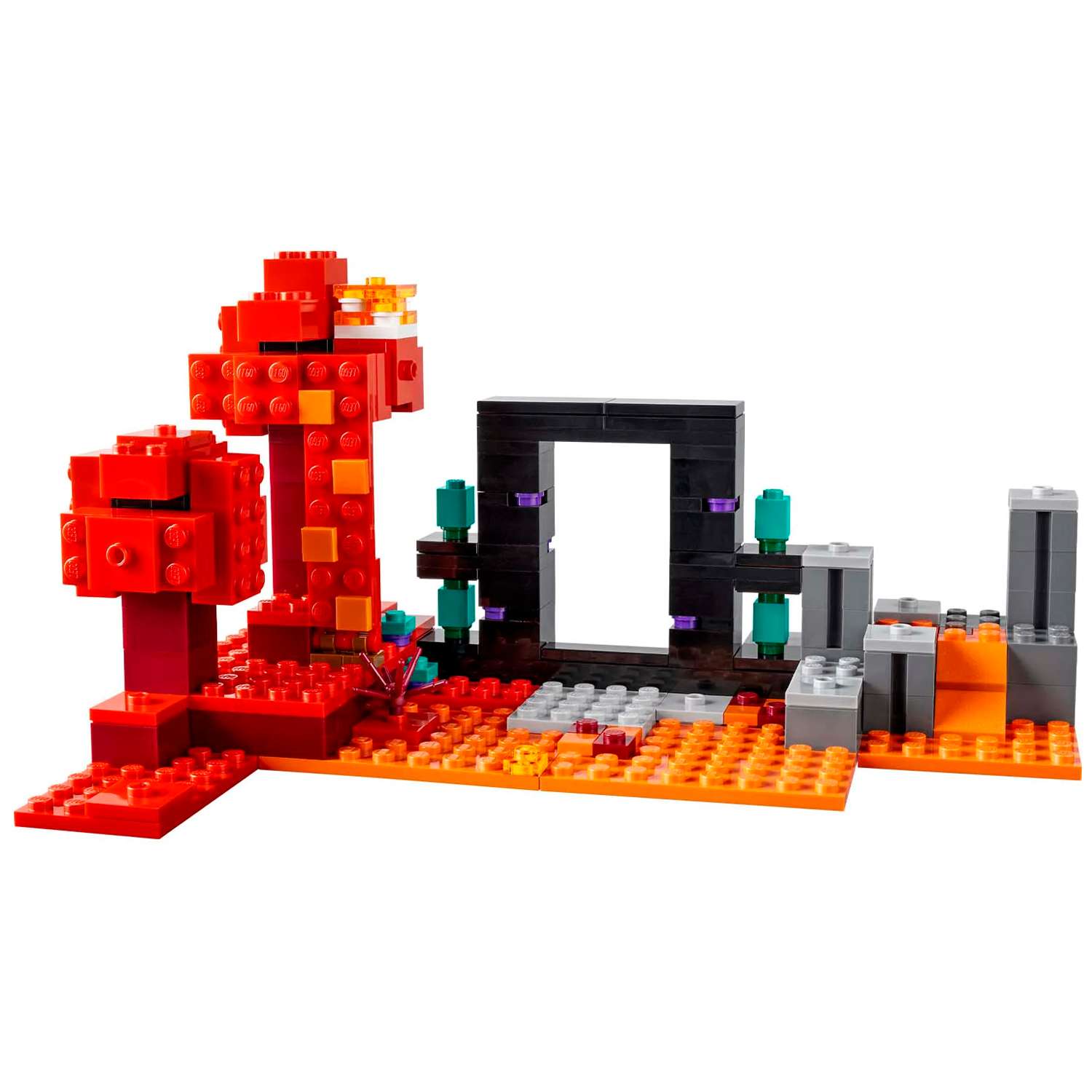 Конструктор детский LEGO Minecraft Засада у Нижнего портала 21255 - фото 2
