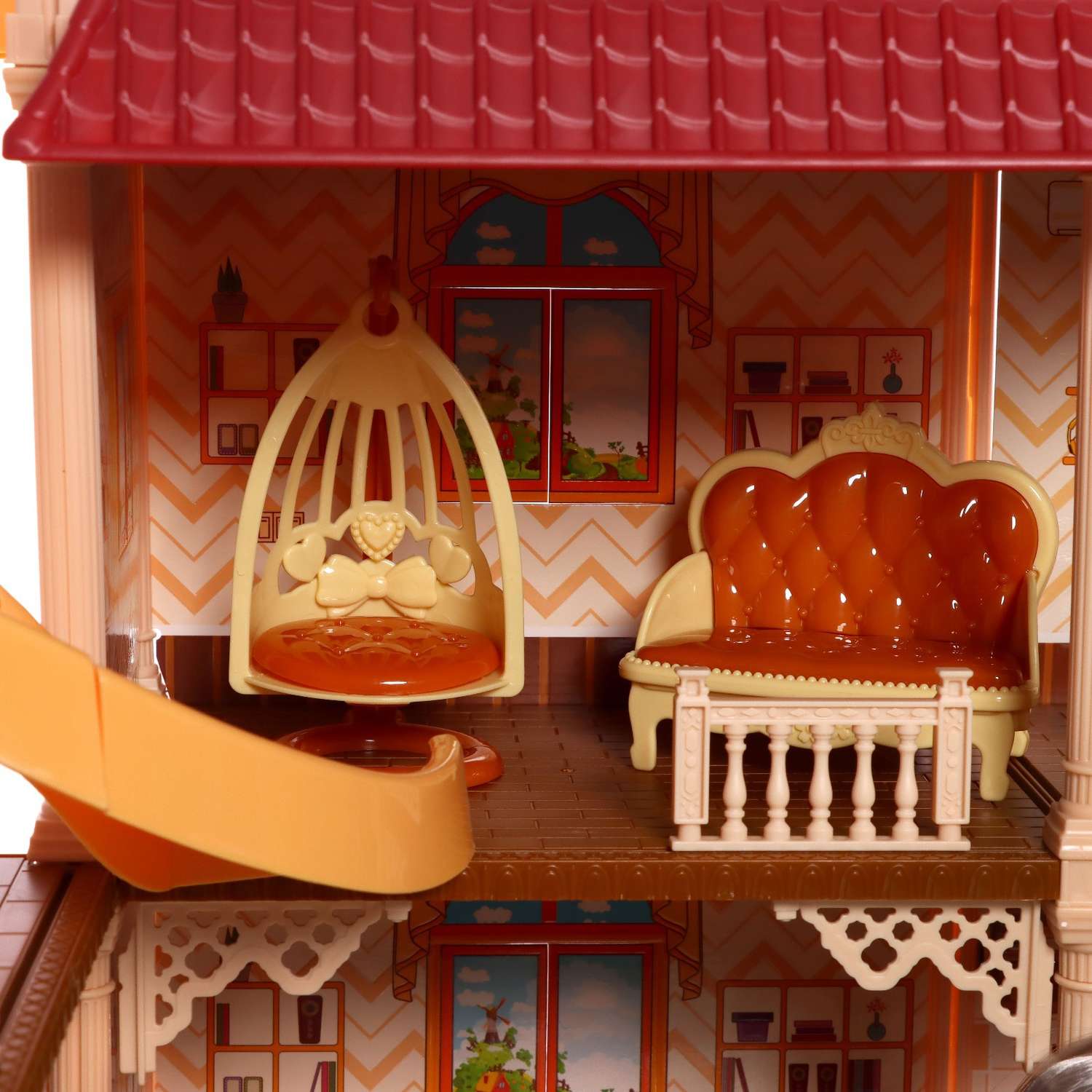 Дом для кукол Sima-Land «Мой милый дом» с куклами 2 шт 298 деталей с аксессуарами 7015842 - фото 8