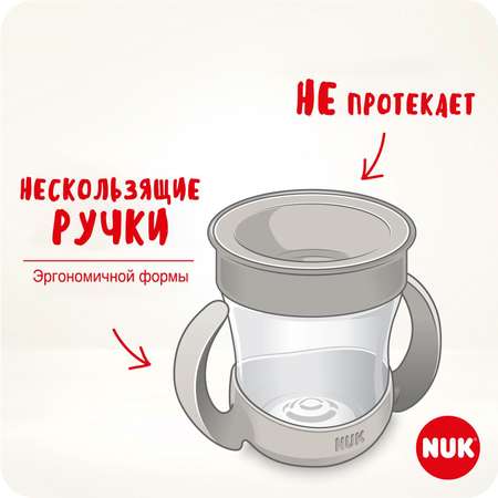 Поильник со светящимися ручками Nuk Evolution Mini Magic Cup