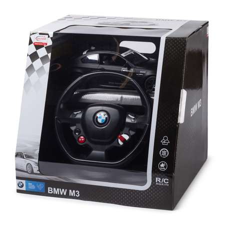 Машинка радиоуправляемая Rastar BMW M3 1:14 мат.черный