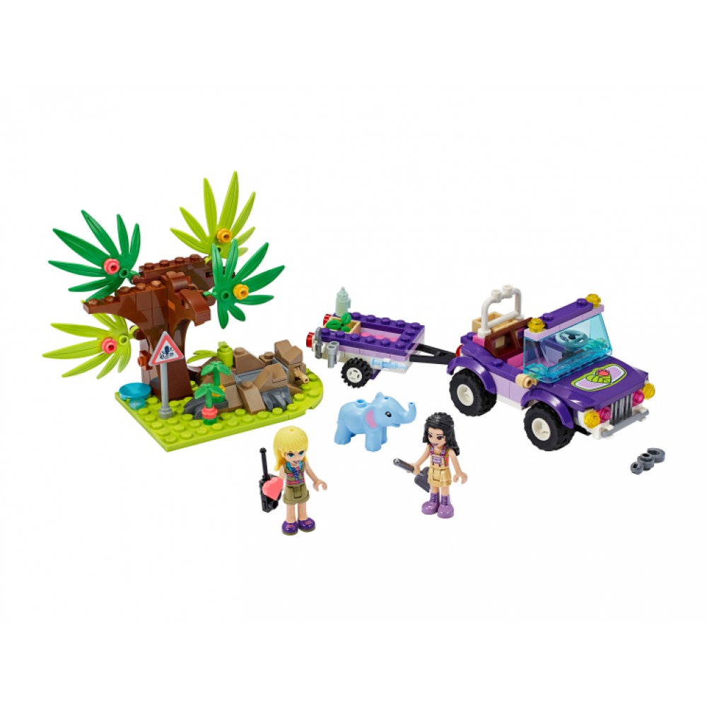 Конструктор LEGO Friends Джунгли: спасение слонёнка L-41421 - фото 2