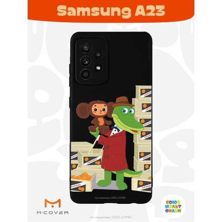 Силиконовый чехол Mcover для смартфона Samsung A23 Союзмультфильм Ушастая находка