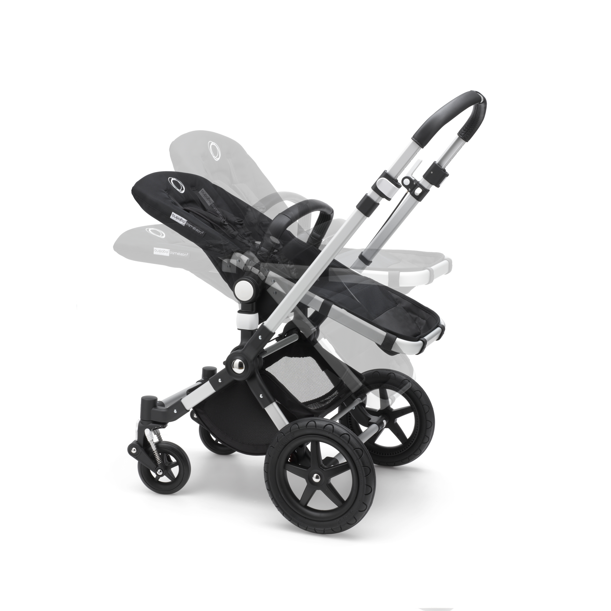 Коляска 2в1 Bugaboo Cameleon3 Plus base Aluminum/Black 239155ZW01 - фото 6