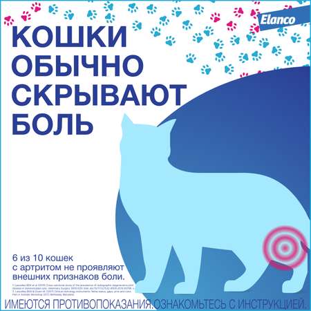 Препарат для кошек Elanco Онсиор противовоспалительный 6мг*6таблеток