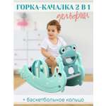 Горка Perfetto Sport Горка-качалка Дельфин PS-037-М цвет ментоловый