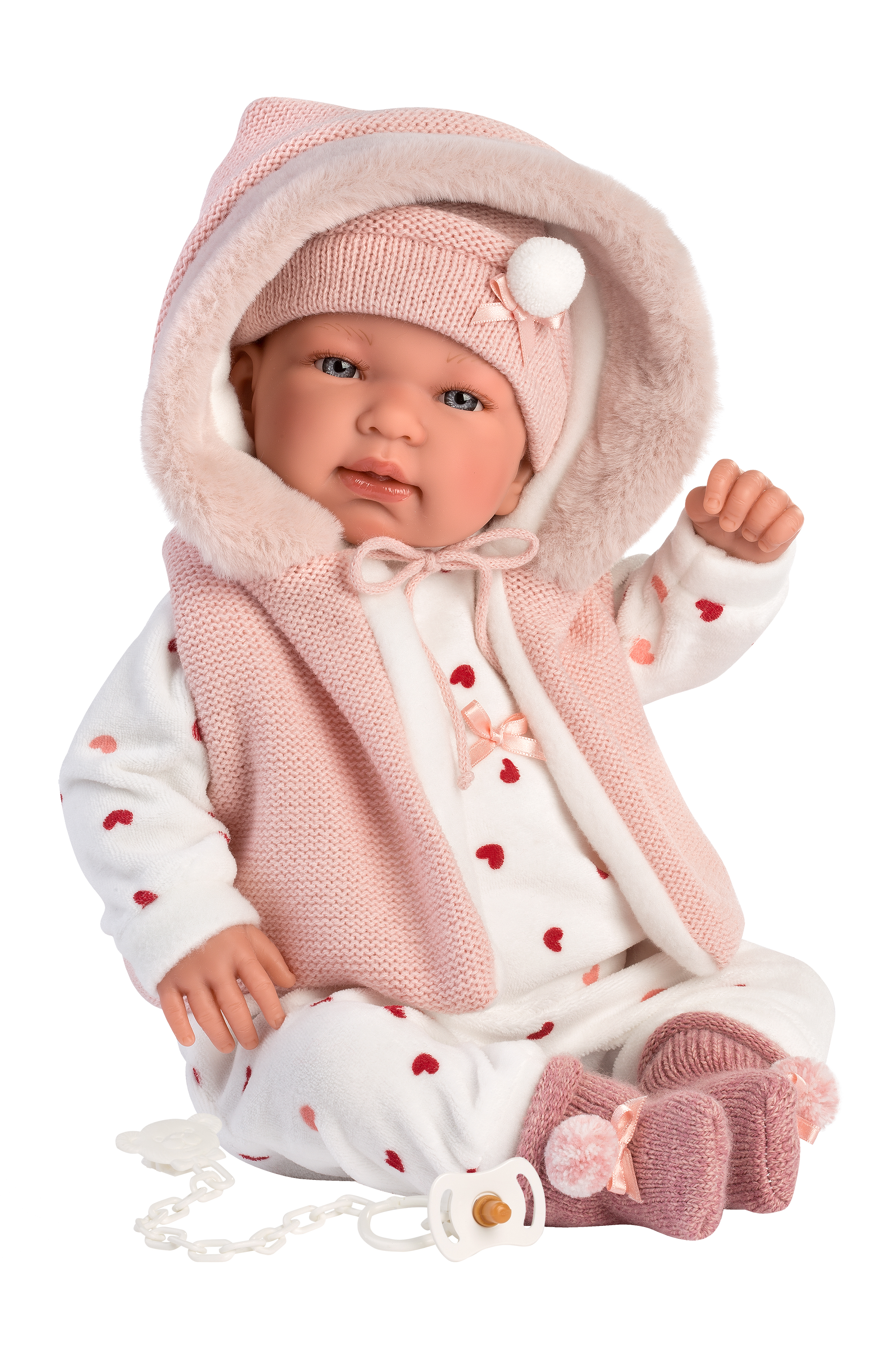 Кукла LLORENS младенец Тина 44 см со звуком L 84440 - фото 1