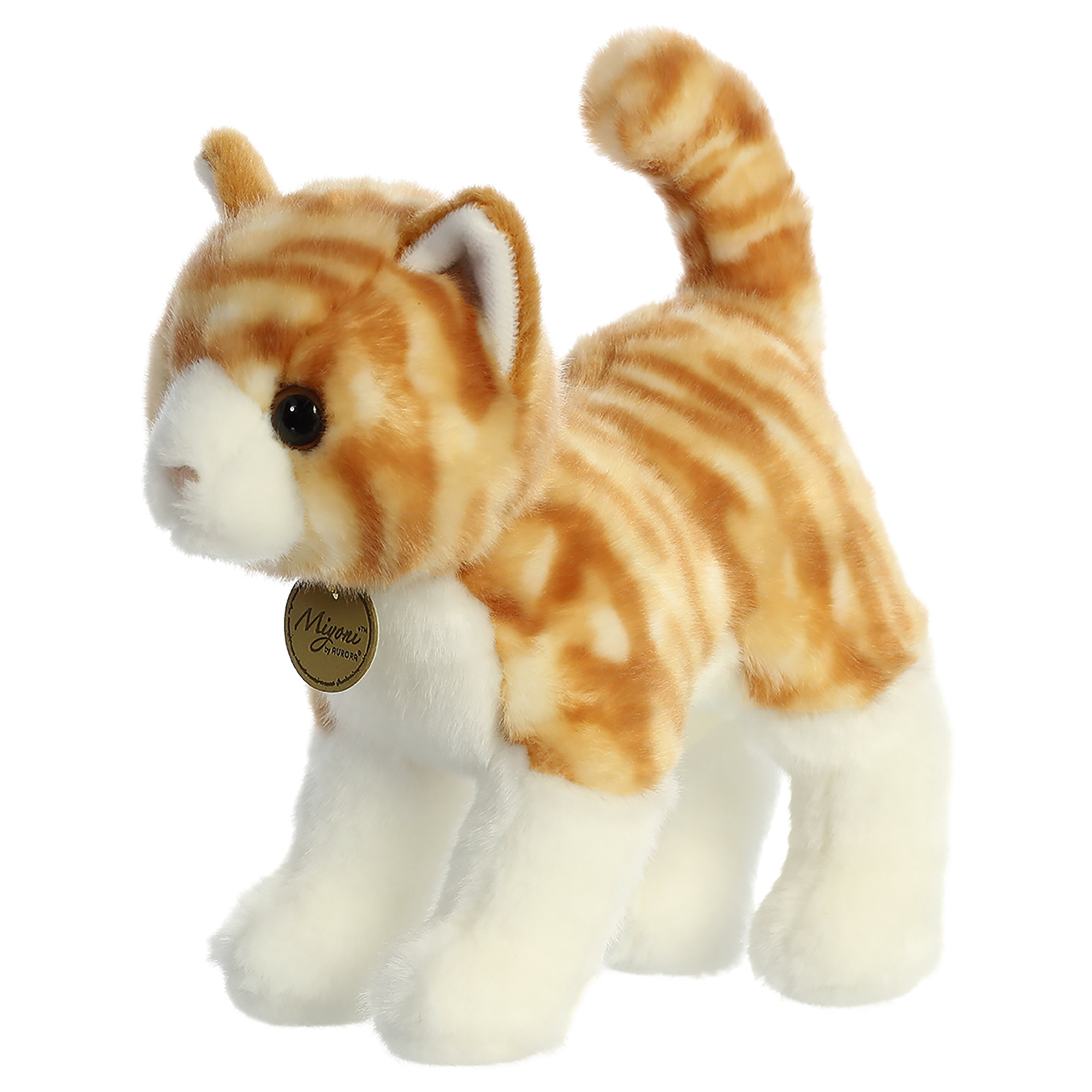 Игрушка мягкая Aurora Кошка оранжевый табби 190487A/190487G - фото 6