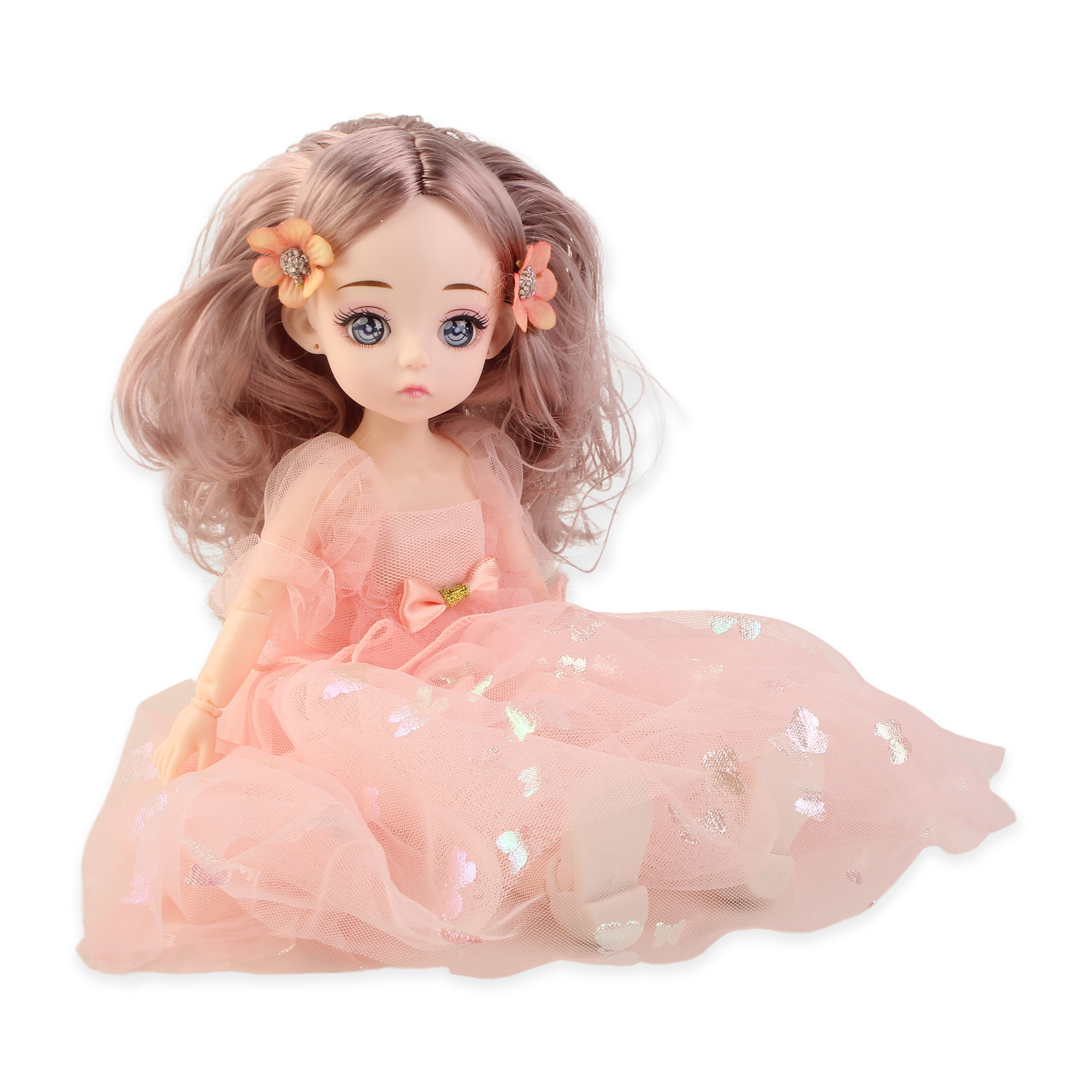 Кукла шарнирная 30 см Little Mania Элина ZW902-DRO - фото 4
