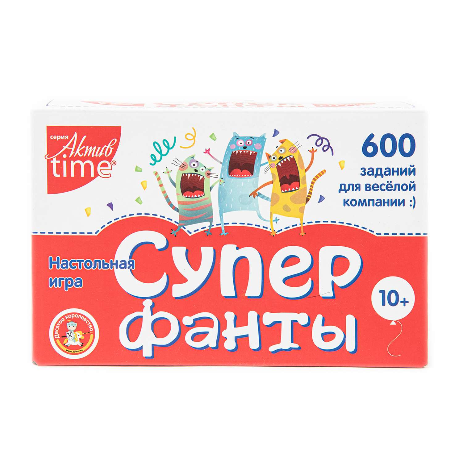 Игра настольная Десятое королевство Aктив time Супер Фанты 600заданий 04307 - фото 2