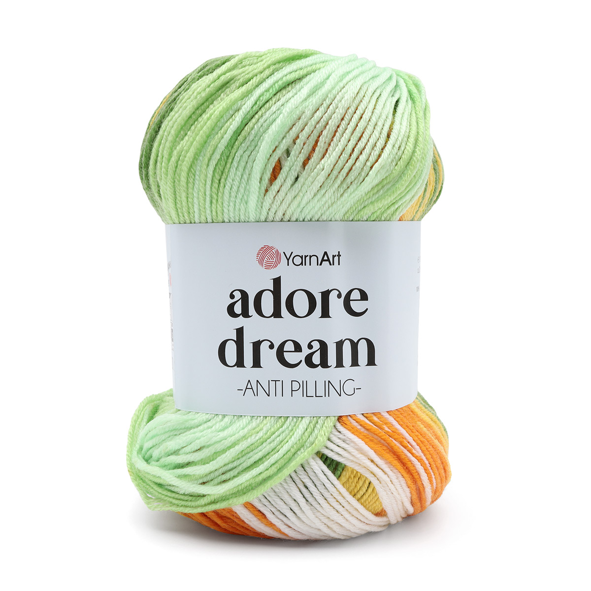 Пряжа для вязания YarnArt Adore Dream 100 гр 280 м акрил секционная анти-пиллинг 5 мотков 1058 секционный - фото 2