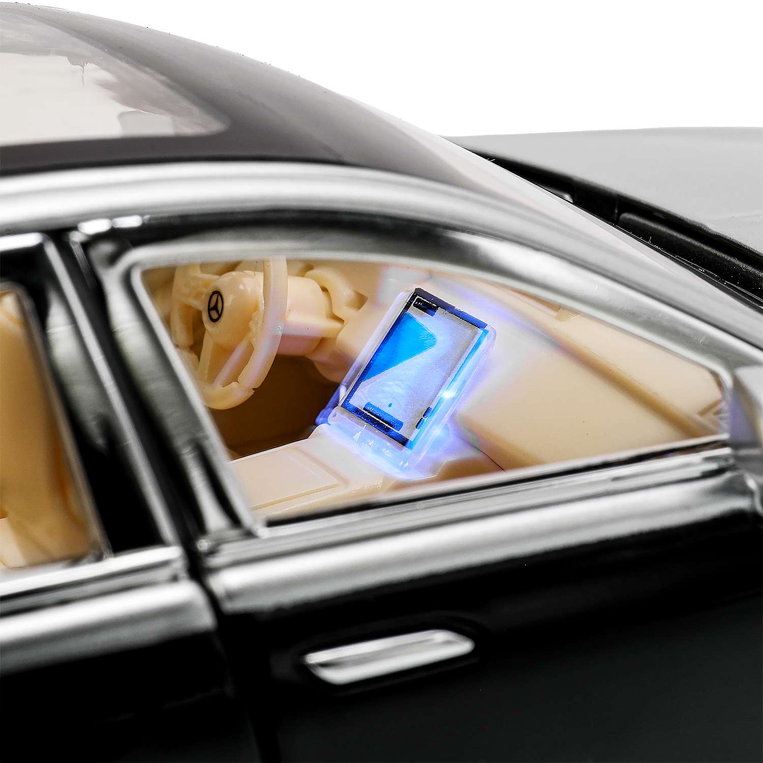 Автомобиль Huada Toys Mercedes Benz 1:24 черный 384070 - фото 6