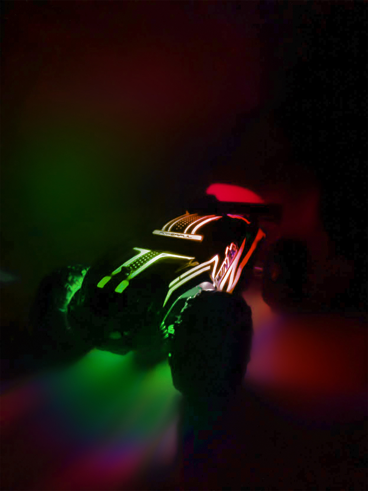 Игрушка на радиоуправлении AUTODRIVE Скоростной внедорожник с подсветкой скорость до 15 км/ч цвет зеленый - фото 21