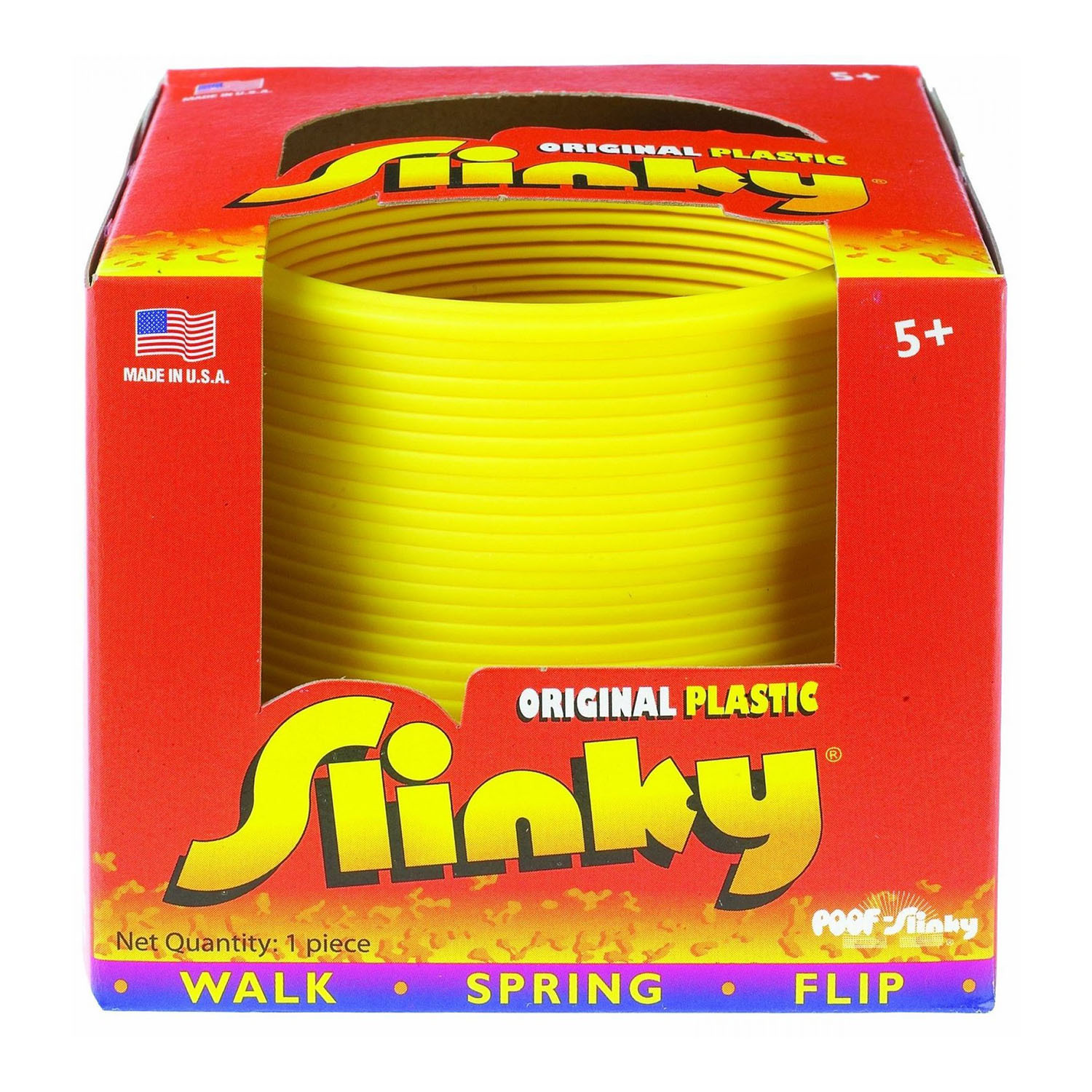 Игра Slinky Пружинка Желтый СЛ110 купить по цене 499 ₽ в интернет-магазине  Детский мир